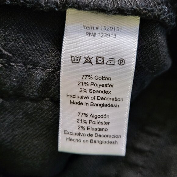 Jachs New York Mens Jeans 36 X 32 Stretch Straight Leg Black - Picture 6 of 16